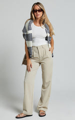 Can't You Tell Top - Ribbed Tank Top in White