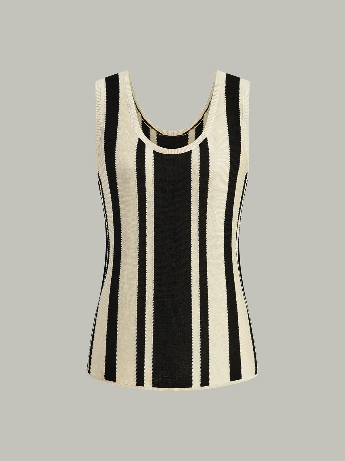 Striped Knit Tank Top