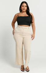 Modern Gal Top - Jersey Cami Crop Top in Black