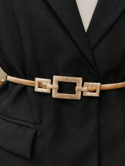 Geometric Golden Waist Belt