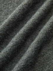 Denim Collar Knit Top