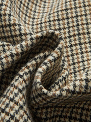 Plaid Contrast Trim Mini Dress