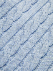 Cable Knit Tie Detail Sweater