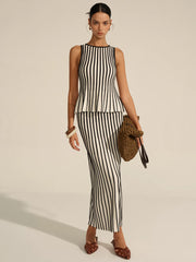 Striped Knit Co-ord Set