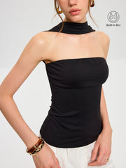 Bra-Free Halter Neck Backless Top