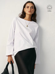 Long Sleeve Cotton T-Shirt
