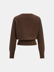 Asymmetric Button Front Cardigan