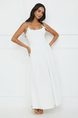 Pretty Willow Maxi Dress White