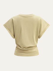 Asymmetrical Ruched Top