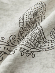 Boho Print Halter Backless Top