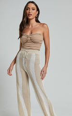 Runaway The Label - Zanzibar Pants in Sand/White