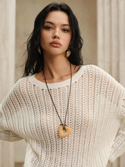 Oversized Crew Neck Sweater