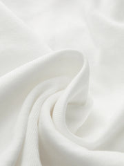 Knot Front V-Neck T-Shirt