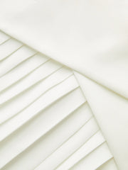 Pleated Panel Mini Skirt