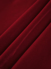 Satin Velvet Strapless Short Dress