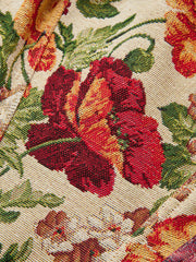 Floral-Embroidered Cami Corset Top