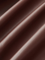 PU Leather Ruched Asymmetric Tank Top