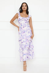 Midnight Magnolia Maxi Dress Purple