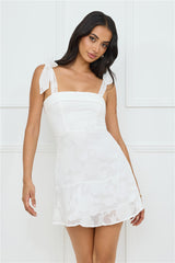 Island Reverie Mini Dress White