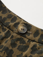 Leopard Print Cotton Balloon Pants