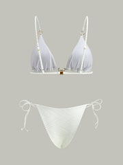 Textured Bikini Set