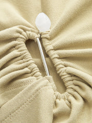 Asymmetrical Ruched Top