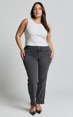 Can't You Tell Top - Ribbed Tank Top in White