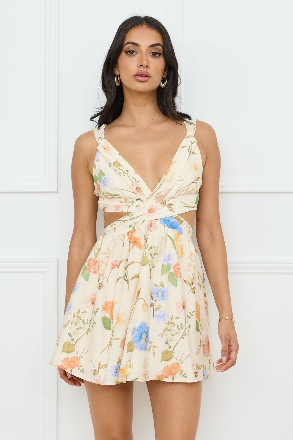 Florals In Spring Mini Dress Print
