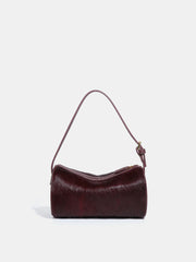 Leopard Print Barrel Bag