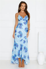 Storybook Romance Maxi Dress Blue