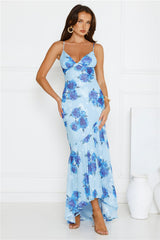 Storybook Romance Maxi Dress Blue