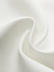 Lace Trimmed Satin Wrap Skirt