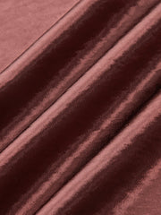 Satin Cowl Neck Cropped Cinched Blouse