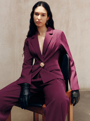 Metal Detail Tailored Blazer