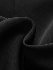 Buttoned Collared Tailored Blazer Dress