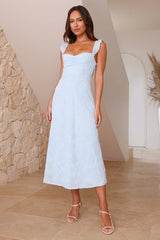 Starfish Wish Midi Dress Blue