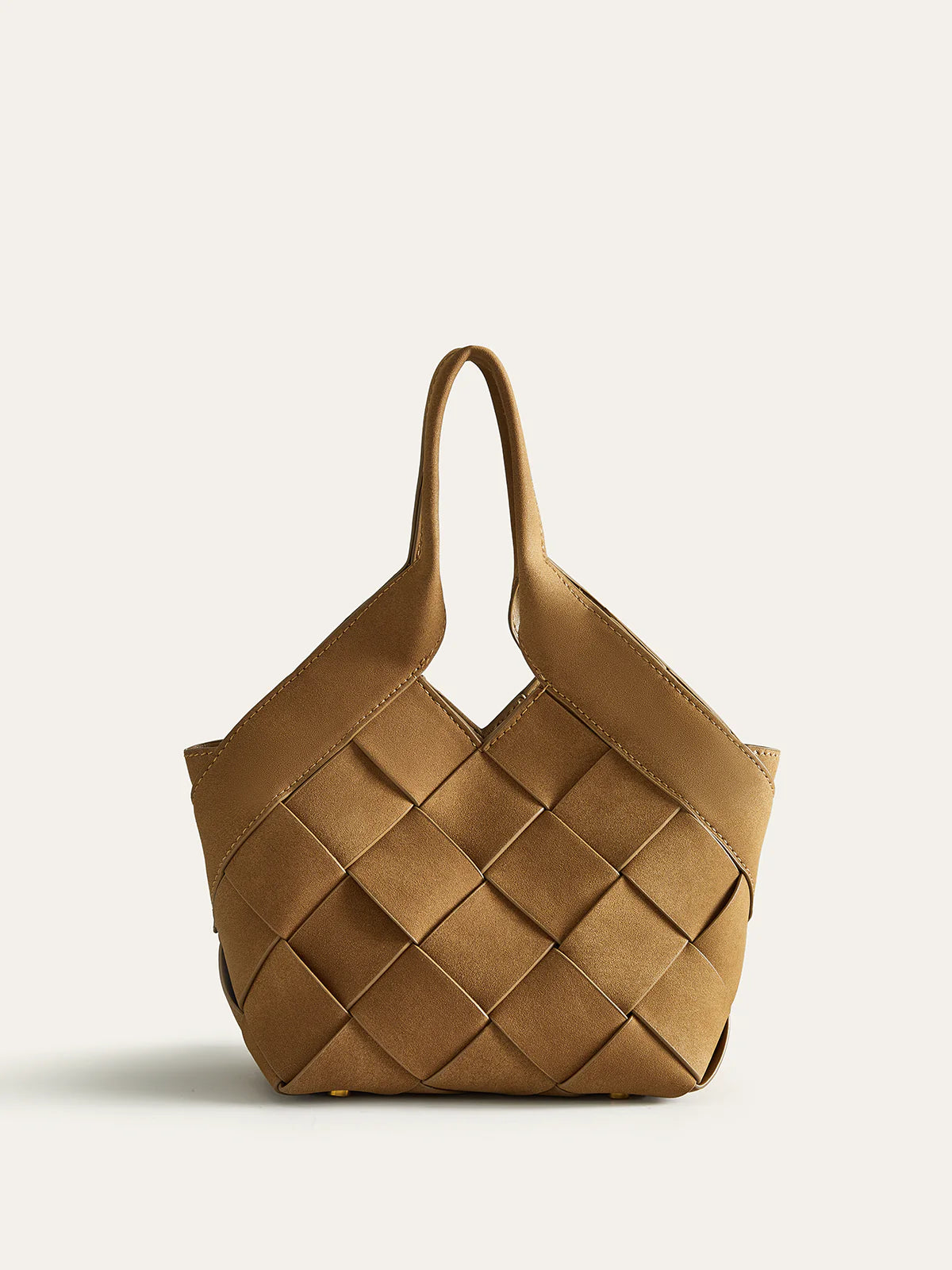 Woven PU Tote Bag