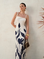 Floral Tie-Back Cami Dress