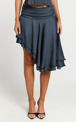 Lioness - Legacy Midi Skirt in Navy