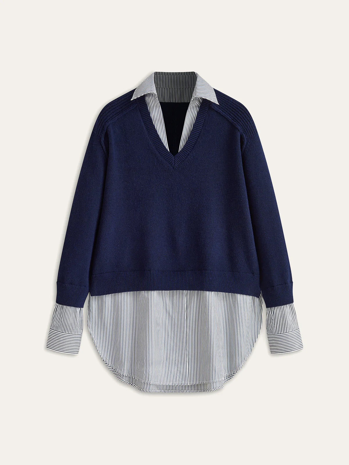 2 in 1 Polo Sweater