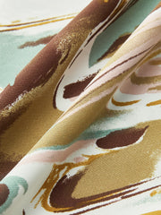 Abstract Print Wide-Leg Pants