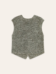 Knit Button-Down Vest