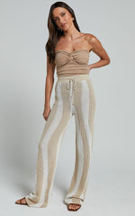 Runaway The Label - Zanzibar Pants in Sand/White