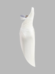 Gold Detail Bikini With Cover-Up