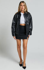 Lioness - Kenny Bomber Jacket in Jet Black