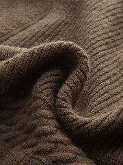 Shawl Collar Peplum Knit Cardigan