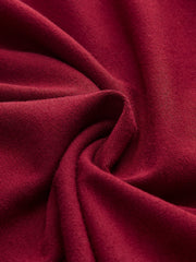 Faux Leather Corset Paneled Mock Neck Top