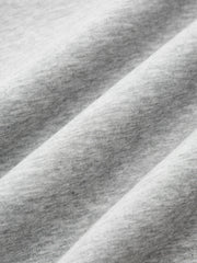 Striped Shirt Panel Crew Neck Sweatshirt