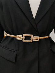 Geometric Golden Waist Belt